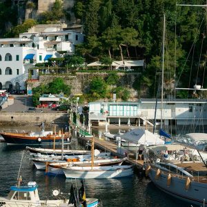 view on port of Amalfi Hotel