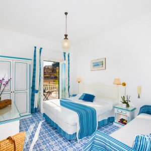 bright spacious room Hotel Positano sea view