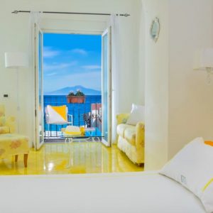 bright suite Capri sea view with balcony
